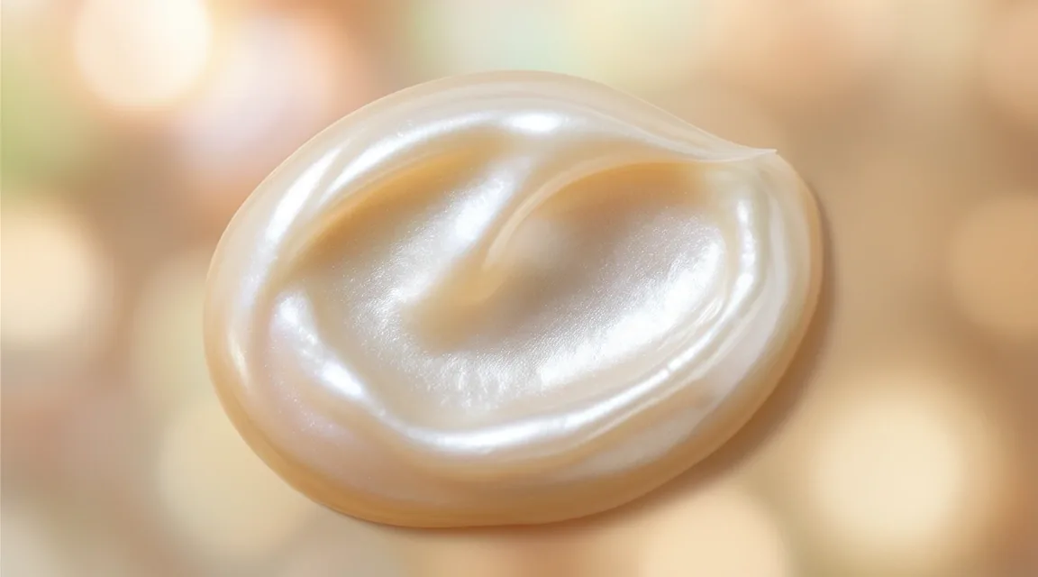 Structural texture of premium moisturizing cream