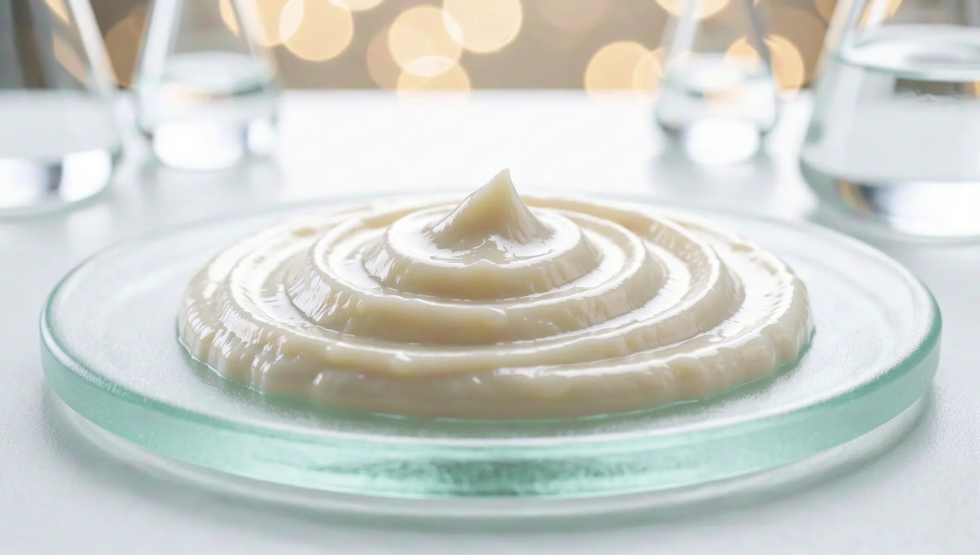 Premium moisturizing cream texture